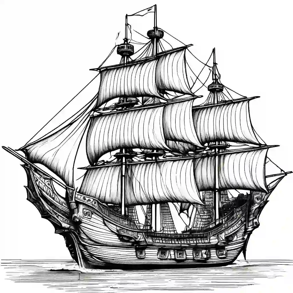 Pinta coloring pages